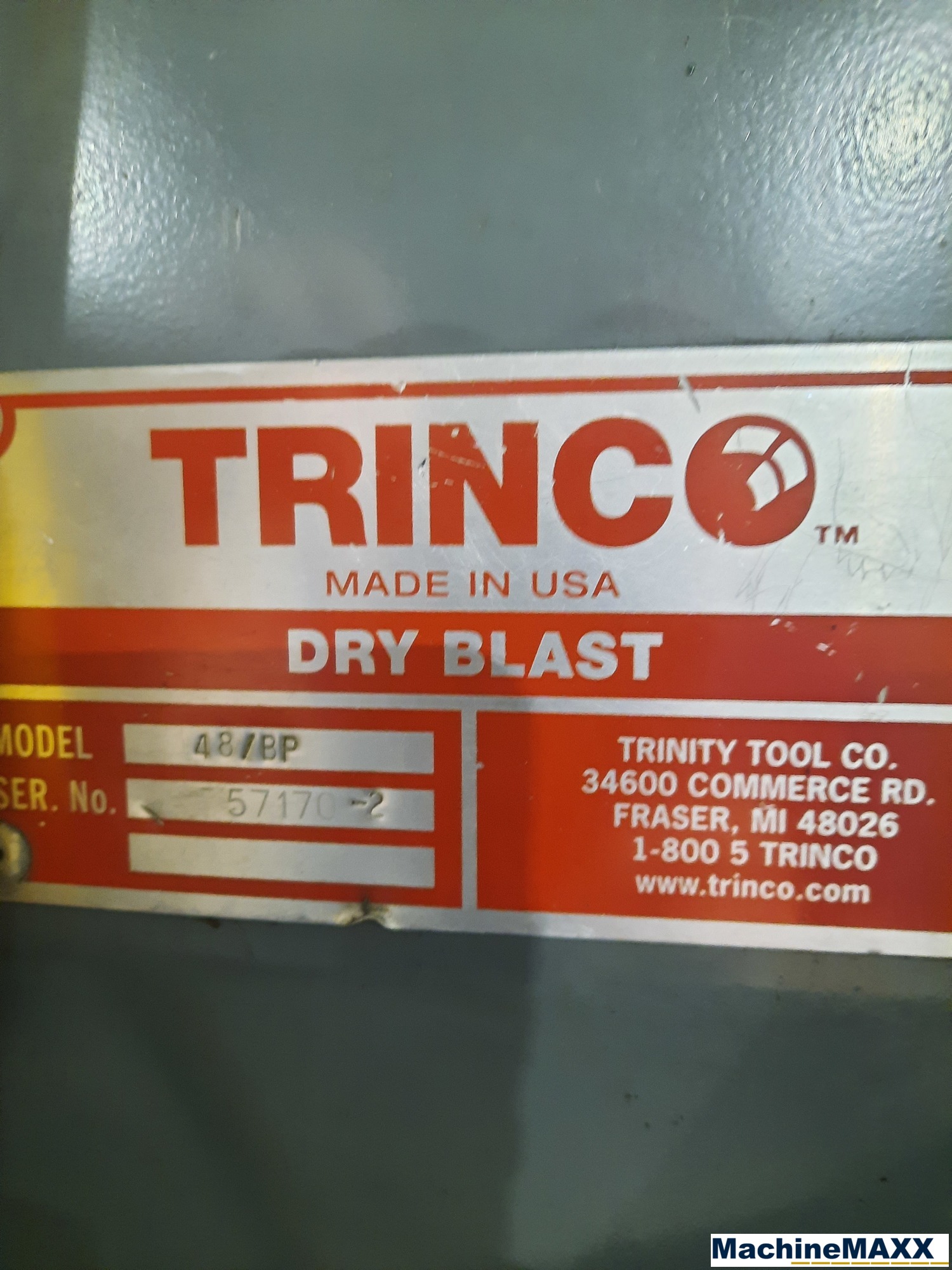TRINCO 48/BP Blast Cleaning | Machinemaxx