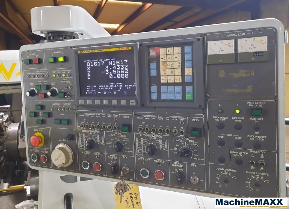 1990 NAKAMURA-TOME TW-10 CNC Lathes | Machinemaxx